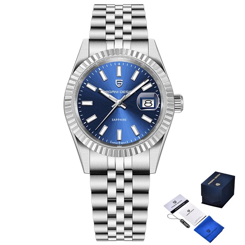 Наручний годинник Pagani Design PD-1794M Silver/Blue (1138-0244)