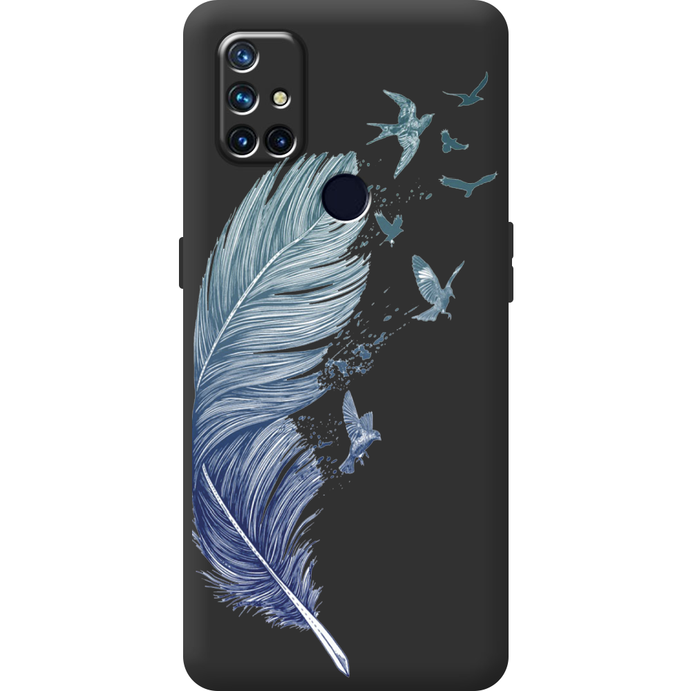 Чехол BoxFace OnePlus Nord N10 Feather Черный силикон (43633-cc38-44515)