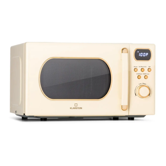 Мікрохвильова піч KLARSTEIN Julieta для кухні ретро 800 Вт 20 л (10040731)
