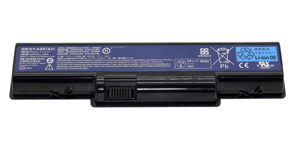 Акумулятор для ноутбука Acer Aspire 2930/2930G/2930Z/AS07A31/10/8 V/4400 mAh/47/5 Wh - фото 4