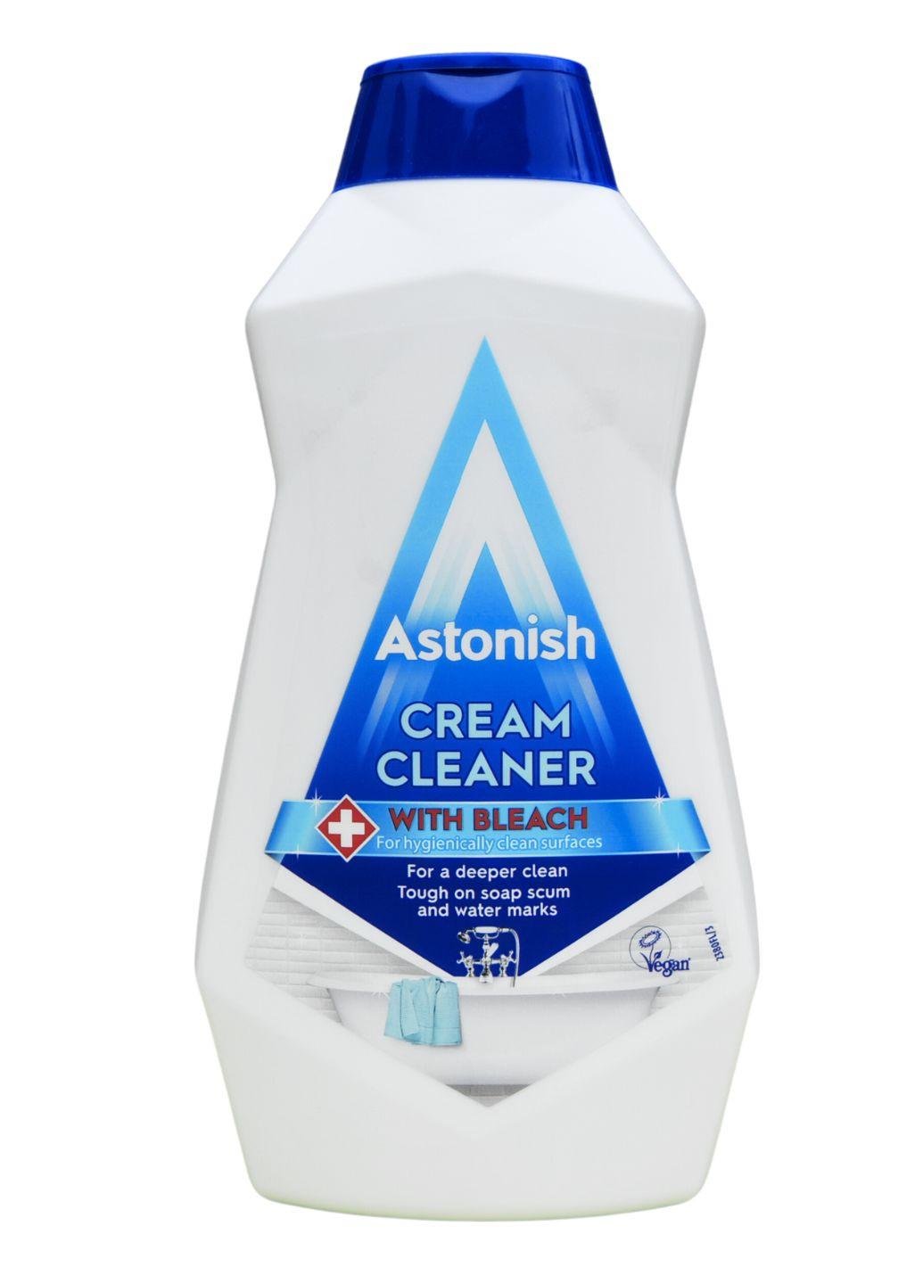 Крем-очищувач для ванної кімнати Astonish Cream Cleaner 500 мл з відбілювачем (Е-01501)