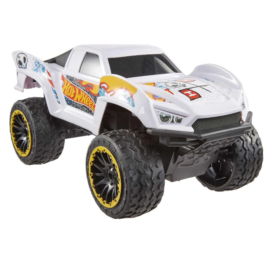 Машинка Hot Wheels RC White Ford F-150 пультом управления Белый - фото 5