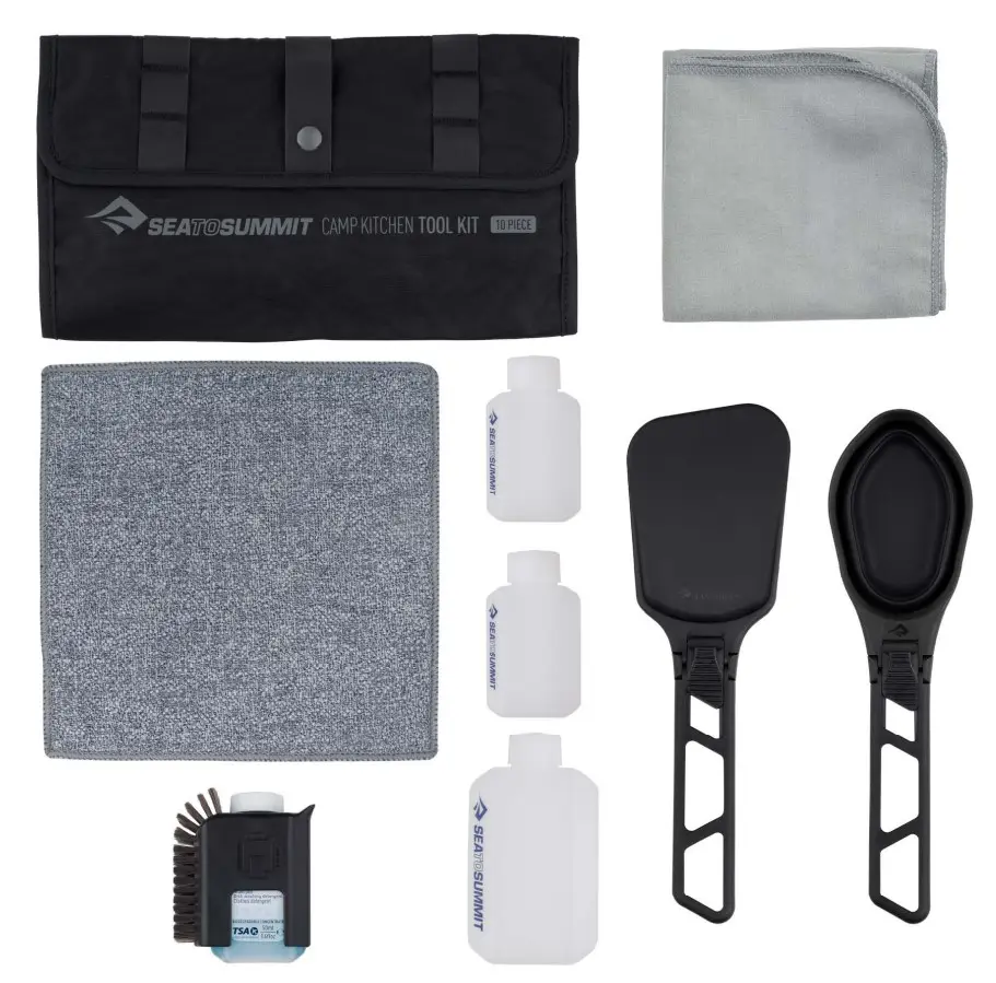 Набір аксесуарів для кемпінгової кухні Sea To Summit Camp Kitchen Tool Kit 10 Piece Set (1033-STS ACK022011-122104)