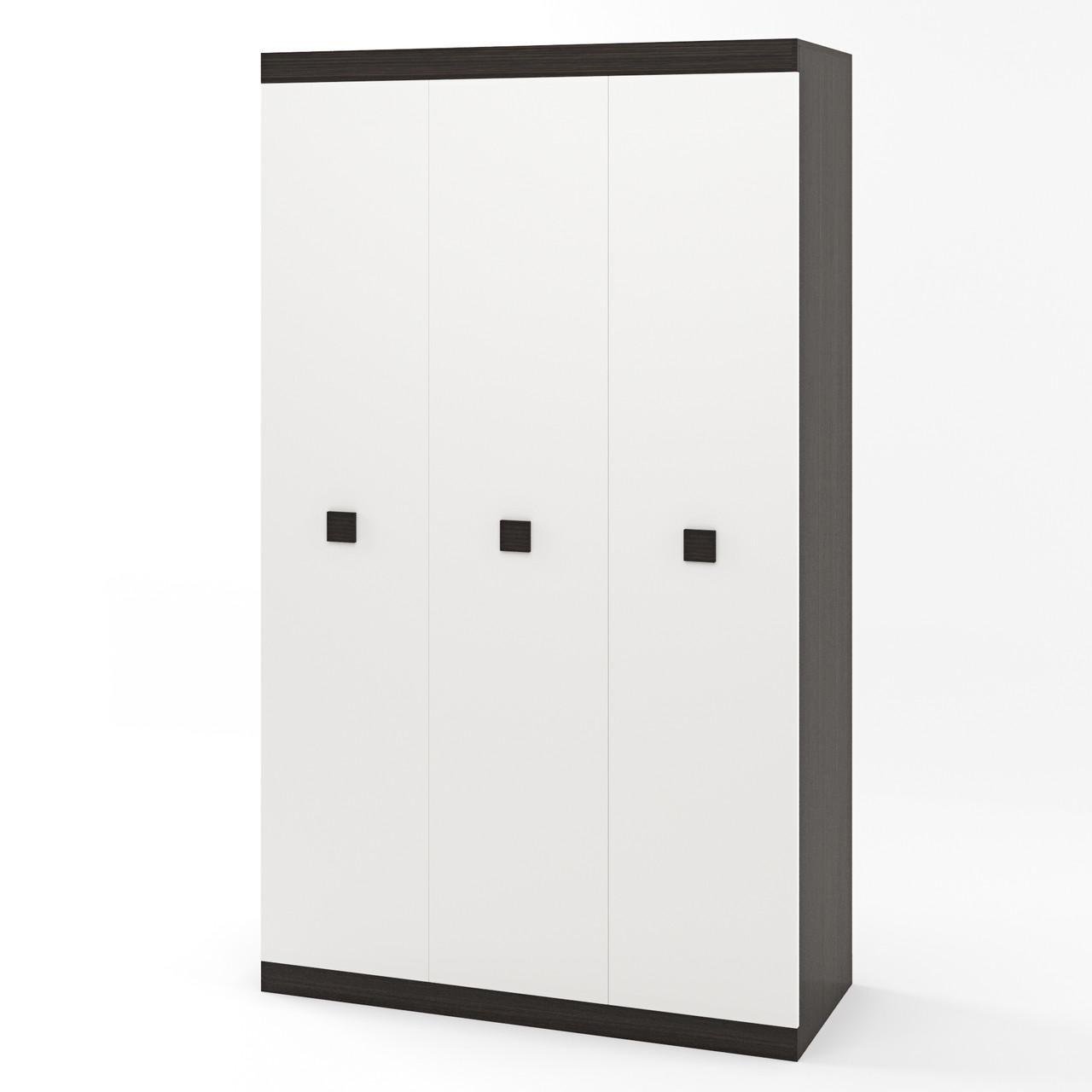 Шкаф 3-х дверной Эверест Соната-1200 Венге темный/Белый (DTM-2295)