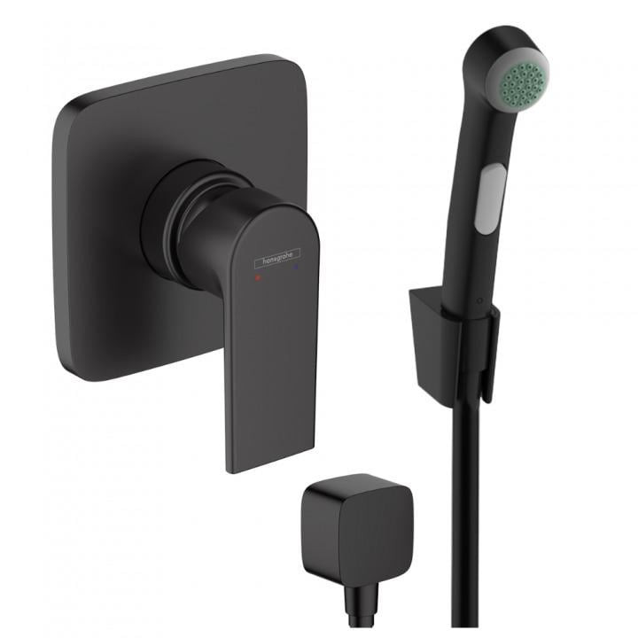 Смеситель для гигиенического душа Hansgrohe Vernis скрыт 20230006 Черный (176429)