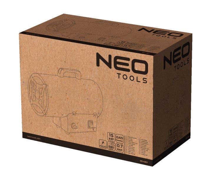 Теплова гармата газова NEO tools 15 кВт (90-083) - фото 3