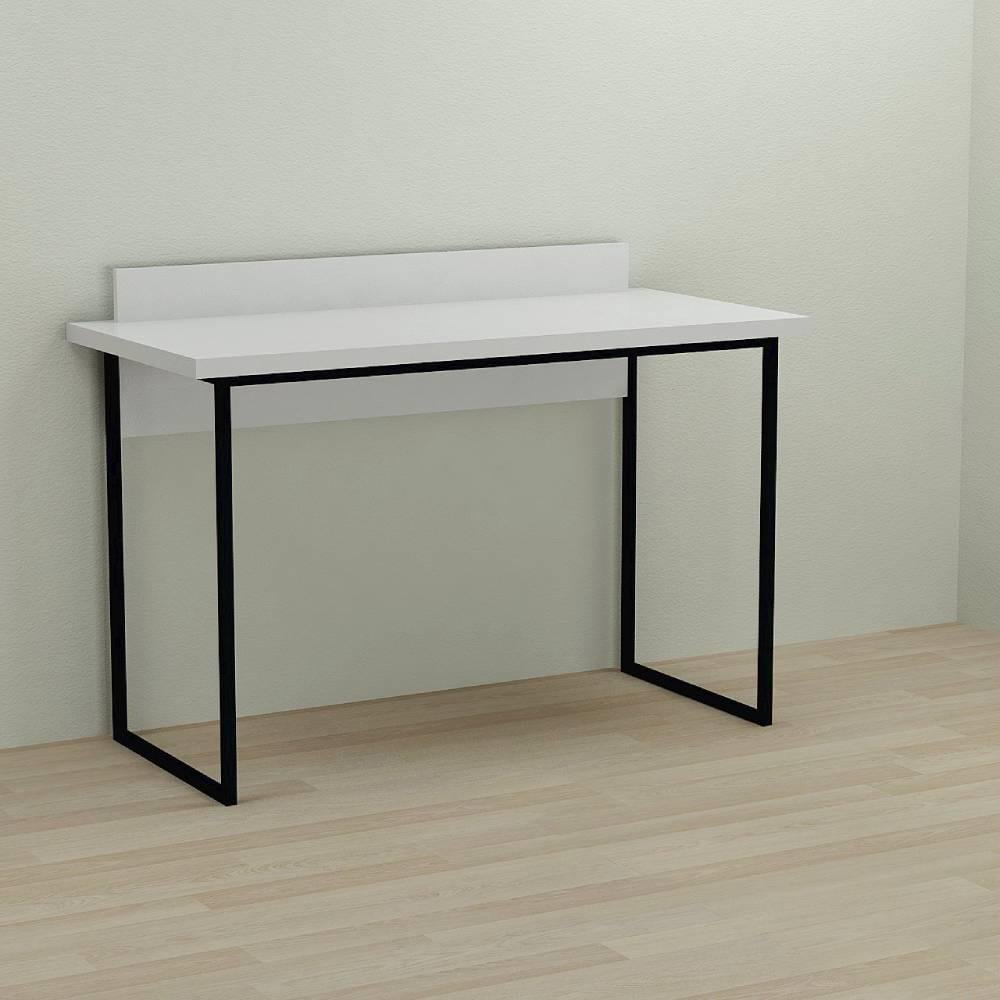 Комп'ютерний стіл Ferrum-decor Скай ДСП 32 мм 75x100x70 см Чорний/Білий (FRD-103646)