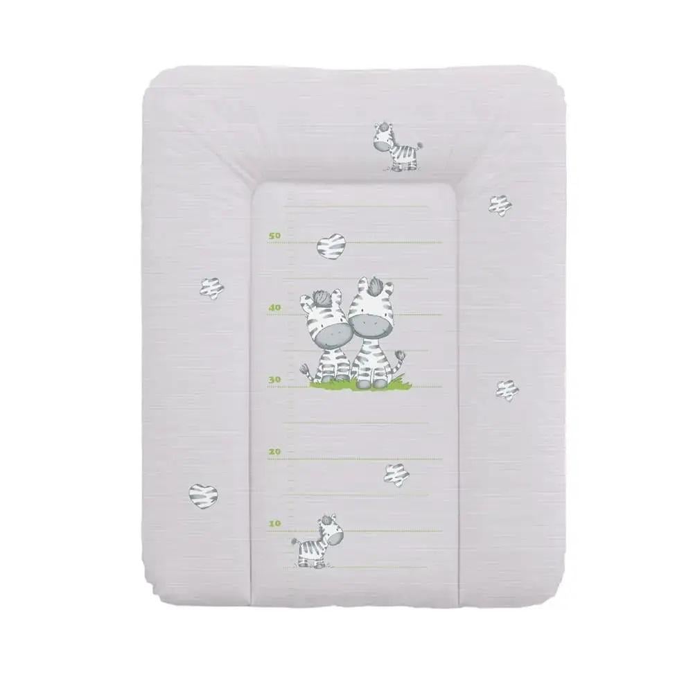 Матрас пеленальный на комод Ceba Baby Zebra 75х50 см Grey