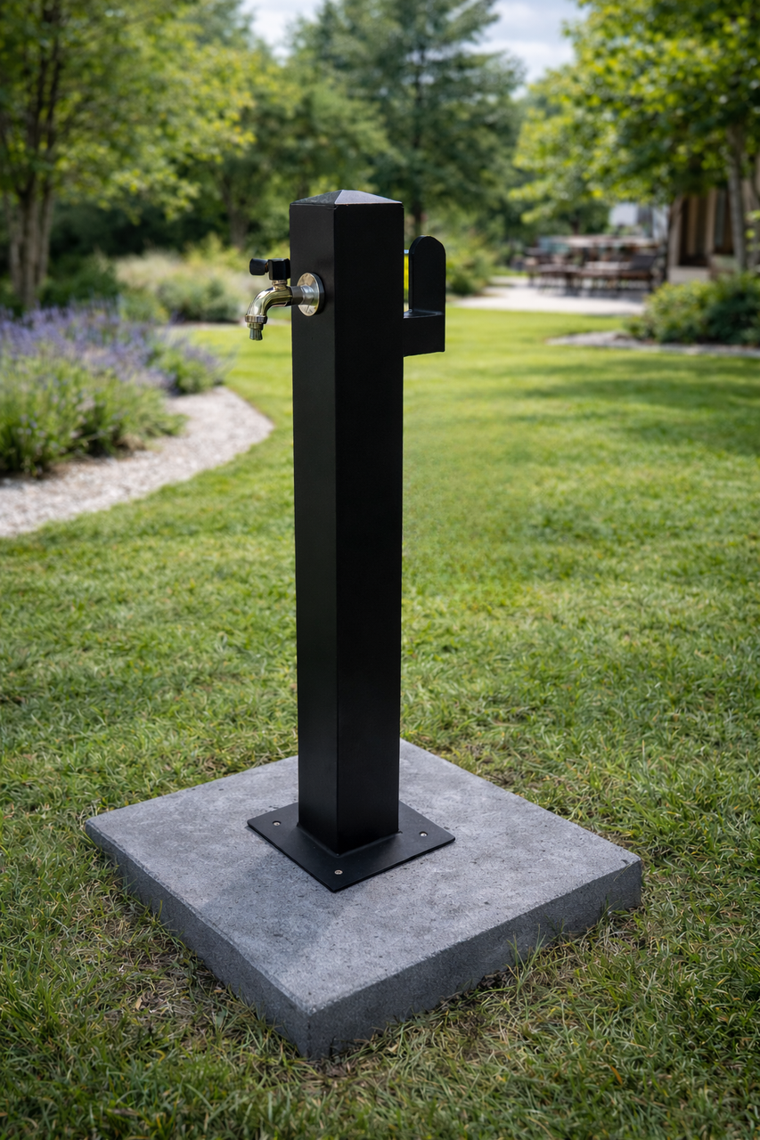 Колонка садовая комплект с краном 90 см 100х100