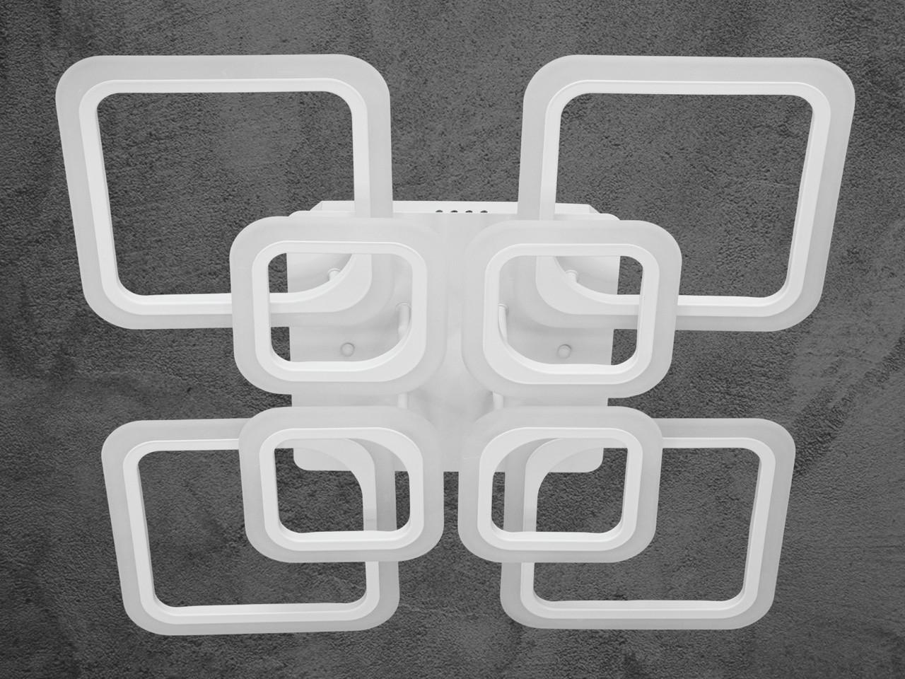 Люстра LED в спальню с пультом A8060-4+4WHDIM-LS 110W на 14 м2 Белый (2403844143) - фото 7 Люстра LED в спальню с пультом A8060-4+4WHDIM-LS 110W на 14 м2 Белый (2403844143) - фото 7