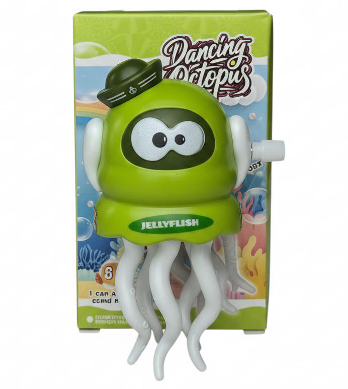 Набір дитячих іграшок Dancing Octopus Танцюючий Восьминіг 3 шт. 11 см Зелений (2104618773) - фото 6 Набір дитячих іграшок Dancing Octopus Танцюючий Восьминіг 3 шт. 11 см Зелений (2104618773) - фото 6