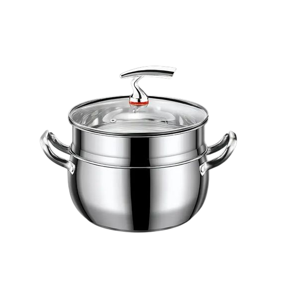 Пароварка з нержавіючої сталі з кришкою 23 см 3 л (Cu-491)