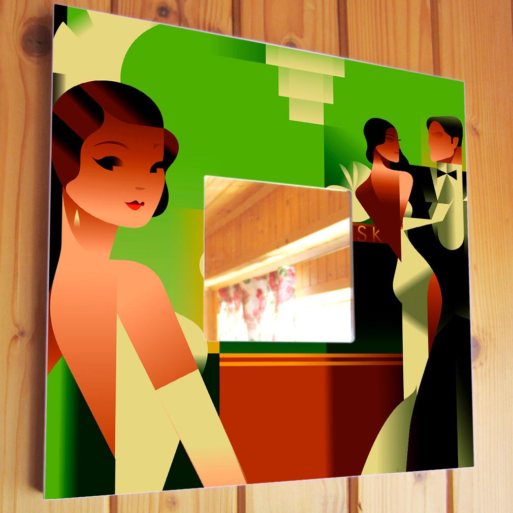 Зеркало декоративное Вечеринка декор 260х260 мм (M00603) Зеркало декоративное Вечеринка декор 260х260 мм (M00603)