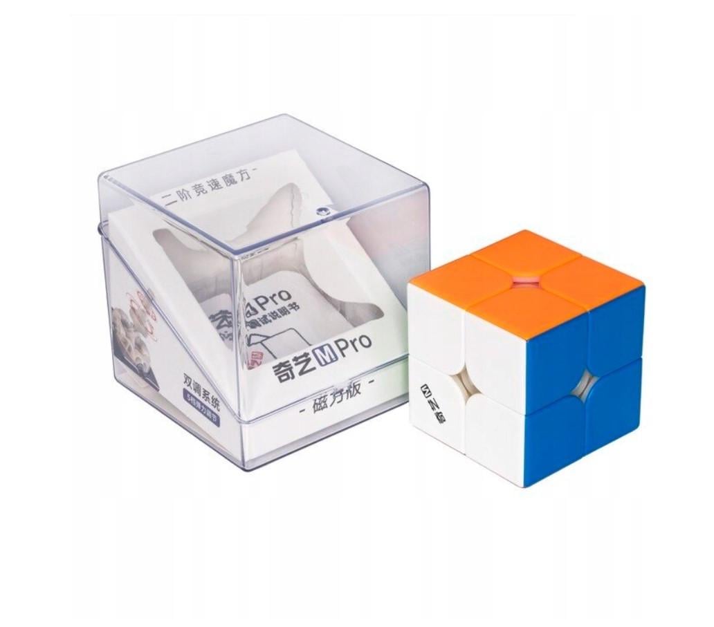 Головоломка кубик QiYi M Pro 2х2 Magnetic stickerless 2х2 магнитный без наклеек (137799) - фото 3 Головоломка кубик QiYi M Pro 2х2 Magnetic stickerless 2х2 магнитный без наклеек (137799) - фото 3