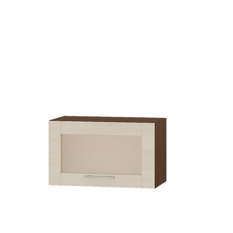 Модуль кухонный витрина Эверест Оптима ВВ09-600 60х30х36 см Дуб Шамони светлый (DTM-3399)