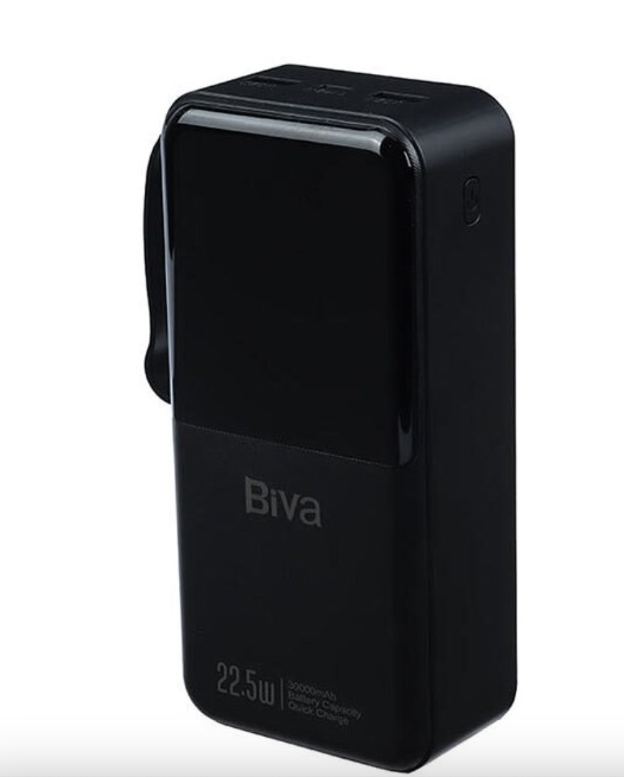 Повербанк BIVA BP-37 30000 mAh 22.5W Black