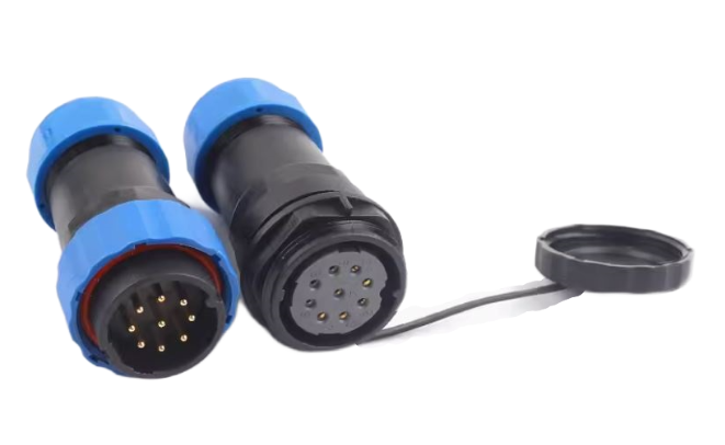 Разъем герметичный SP28 IP68 гнездо/штекер на кабель SP28 2P-F-M 9pin 10 А (2338163246) Разъем герметичный SP28 IP68 гнездо/штекер на кабель SP28 2P-F-M 9pin 10 А (2338163246)