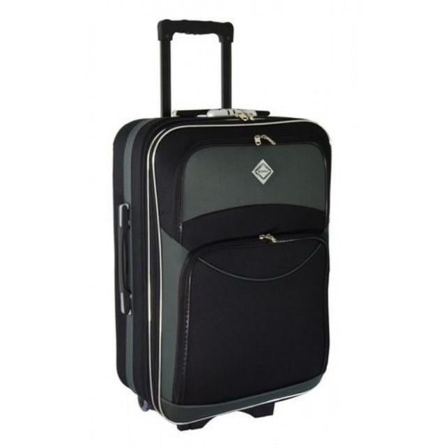 Чемодан Bonro Style небольшой Черный/Серый (2371522821)