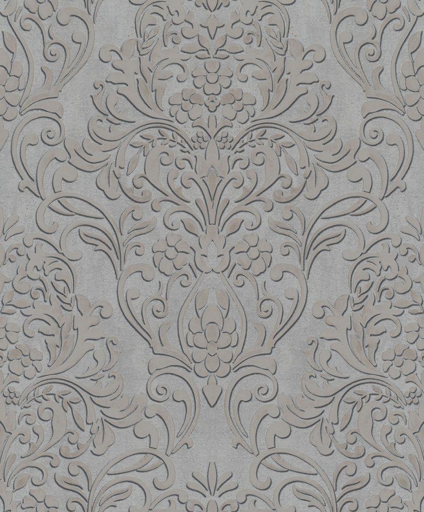 Виниловые обои Marburg 1,06x10,05 м Серый (1031537)