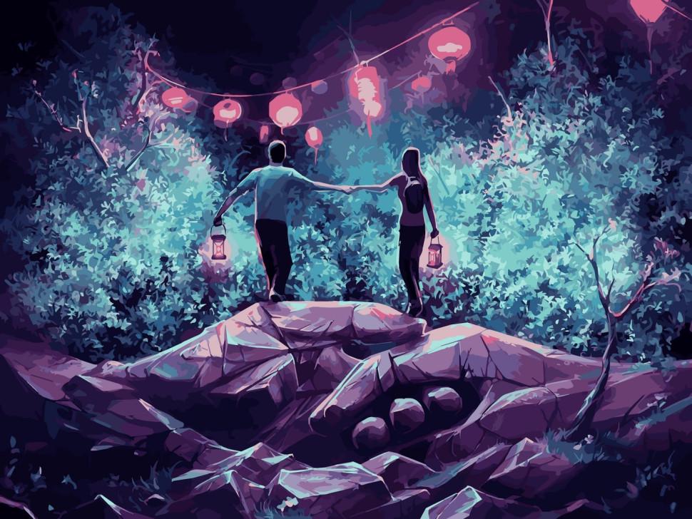 Картина по номерам ART CRAFT Магия природы 40x50 см без коробки (ACR-10210-AC)