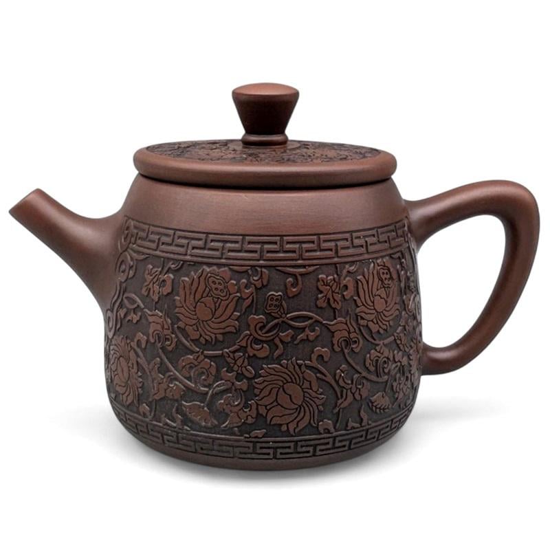 Заварочный чайник Цветочная гармония Цзяньшуйская глина 260 мл (10-1-0316)