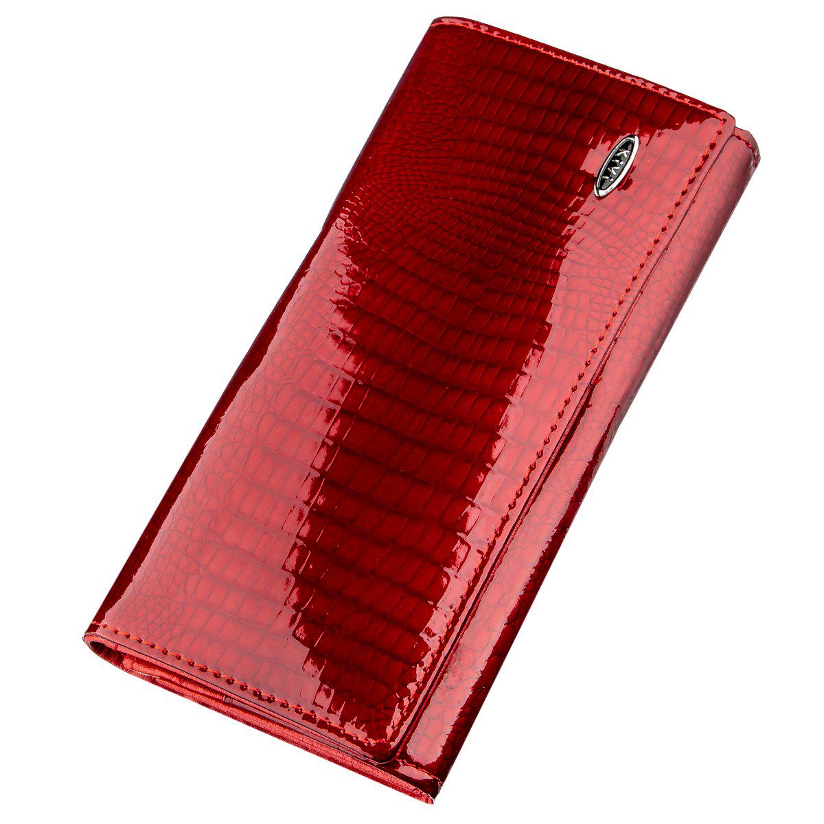 Кошелек женский Kivi-wallet 19011 кожа Красный