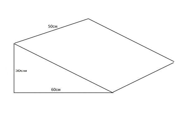 Подушка ортопедическая Клин 30х50х60 см (9459) - фото 3