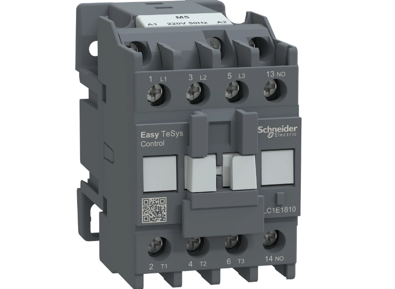 Контактор Schneider Electric 3Р Е 1NО 18А АС3 220V (LC1E1810M5)