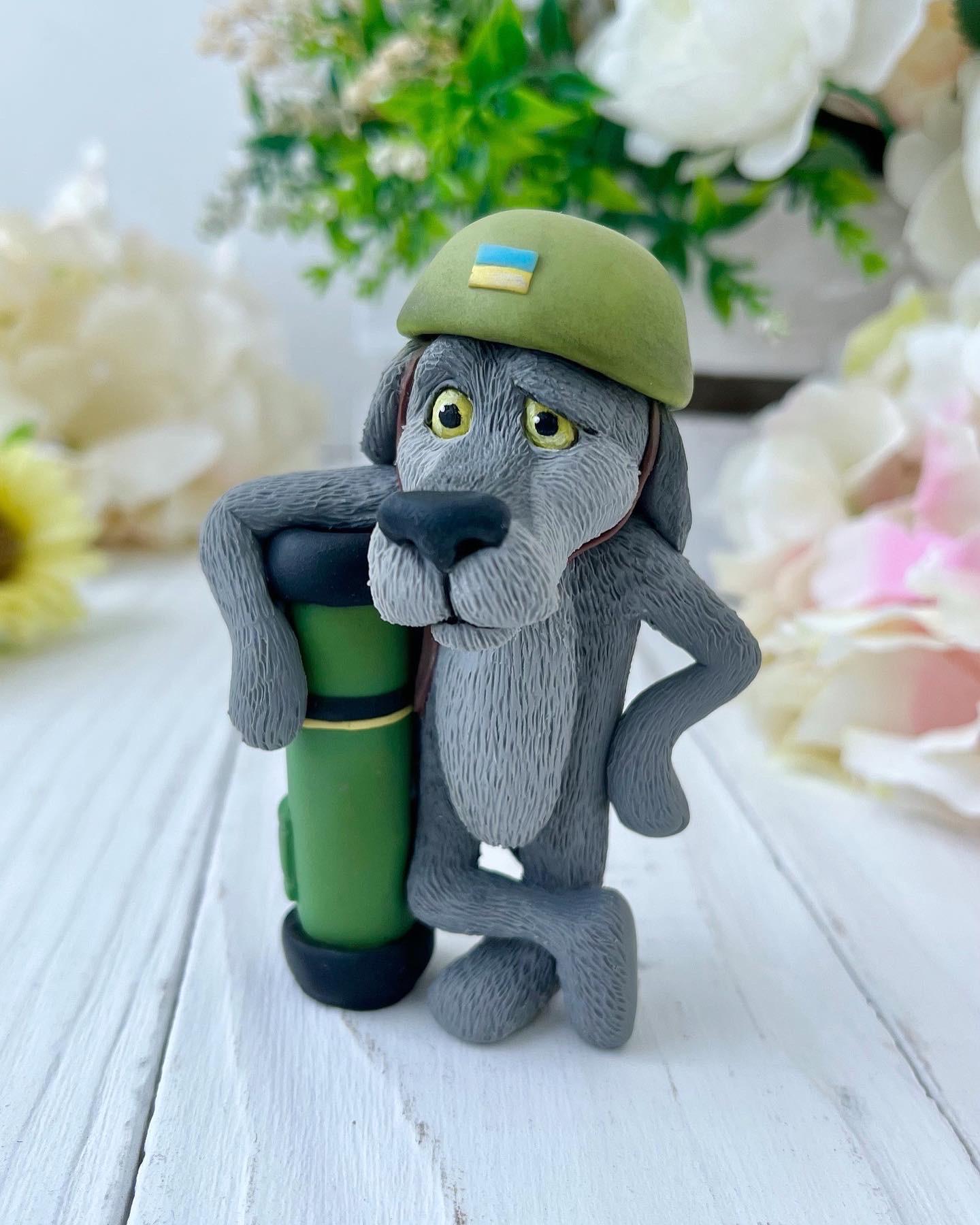 Молд силиконовый Orehova Волк с джавелином (8824)