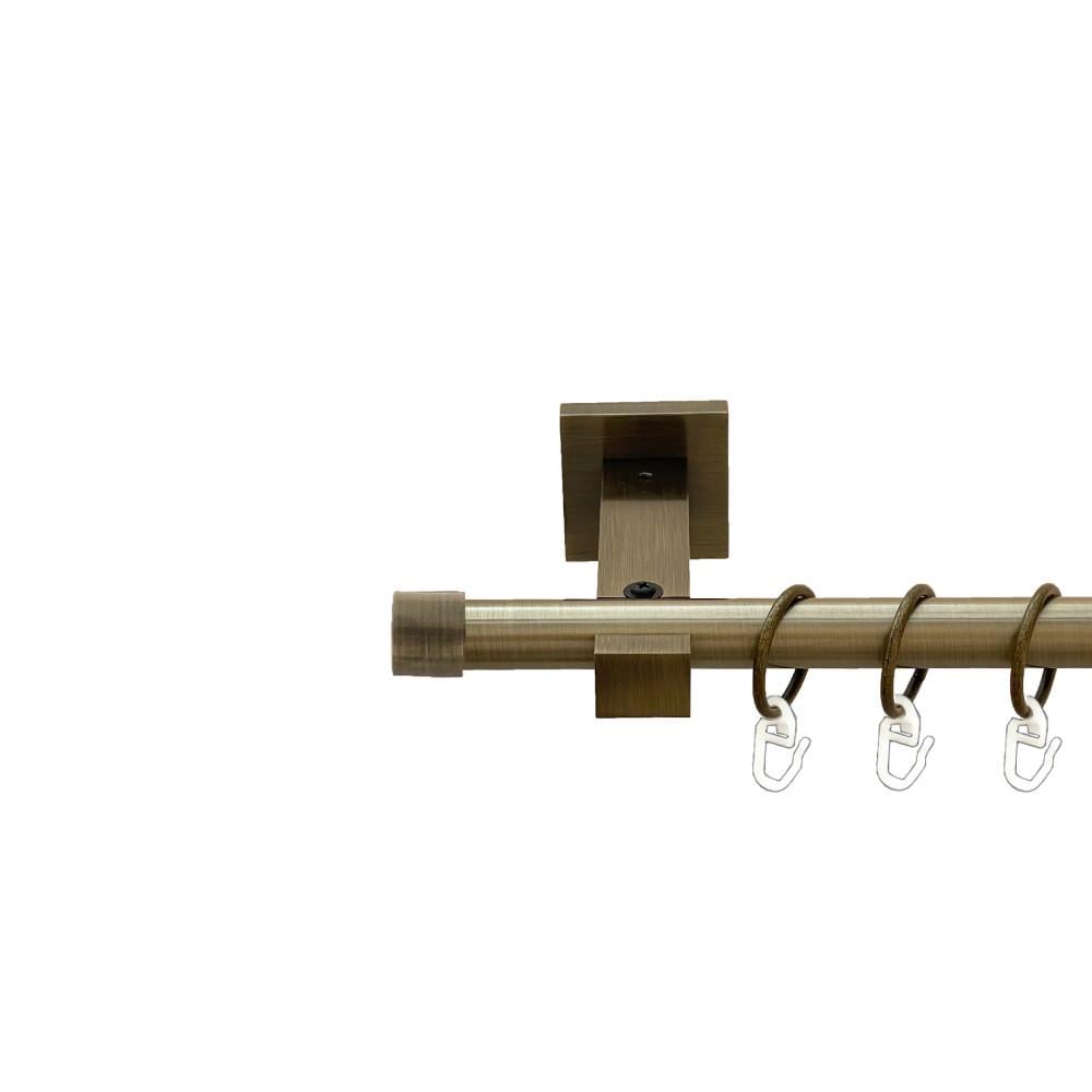 Карниз для штор Orvit Заглушка однорядный техно 19 мм 240 см Антик (000-9571)