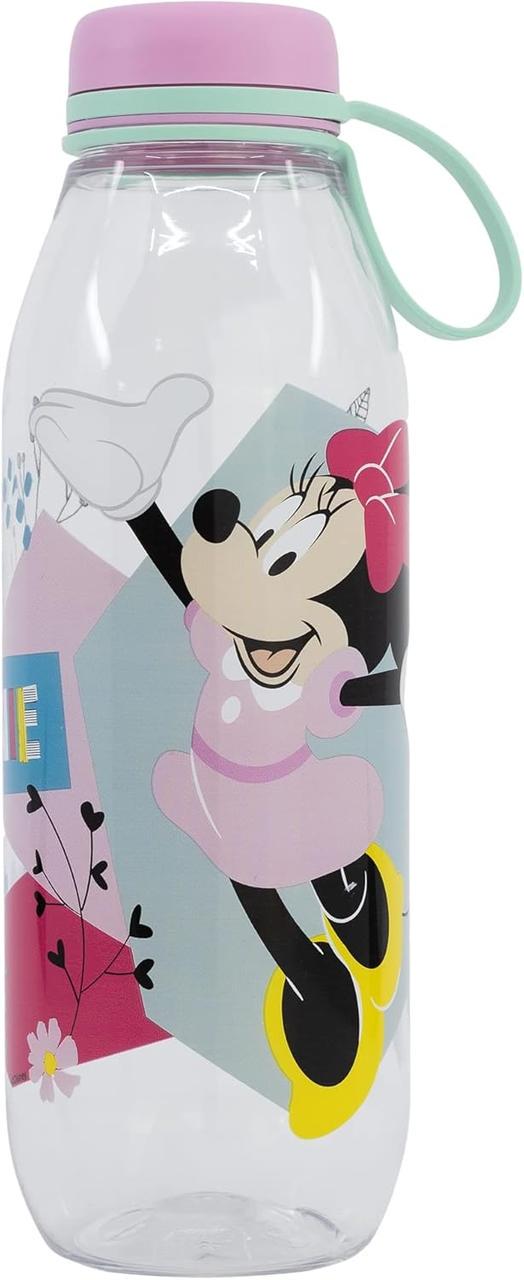 Пляшка для води STOR Minnie Mouse з силіконовою ручкою 650 мл 22x6,5x6,5 см (2335813354) - фото 1