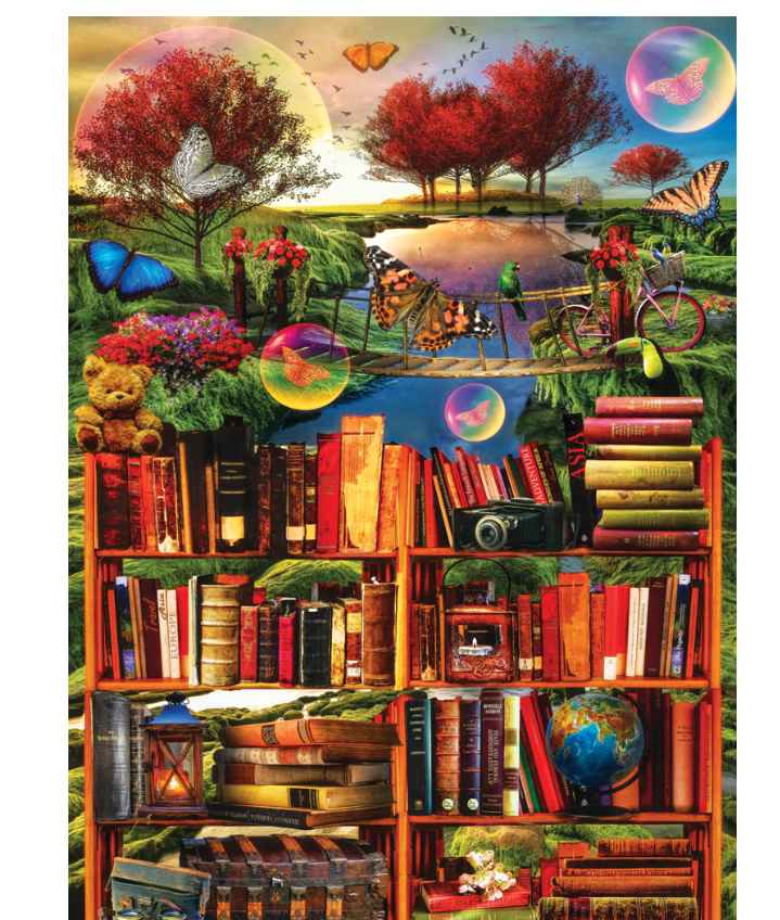 Пазл Книжный Мир 1500 элементов (4571-CS)