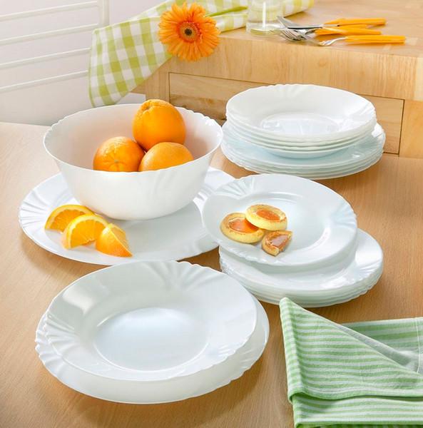 Салатник Luminarc CADIX стеклокерамика 24 см Белый (P4164) - фото 2 Салатник Luminarc CADIX стеклокерамика 24 см Белый (P4164) - фото 2