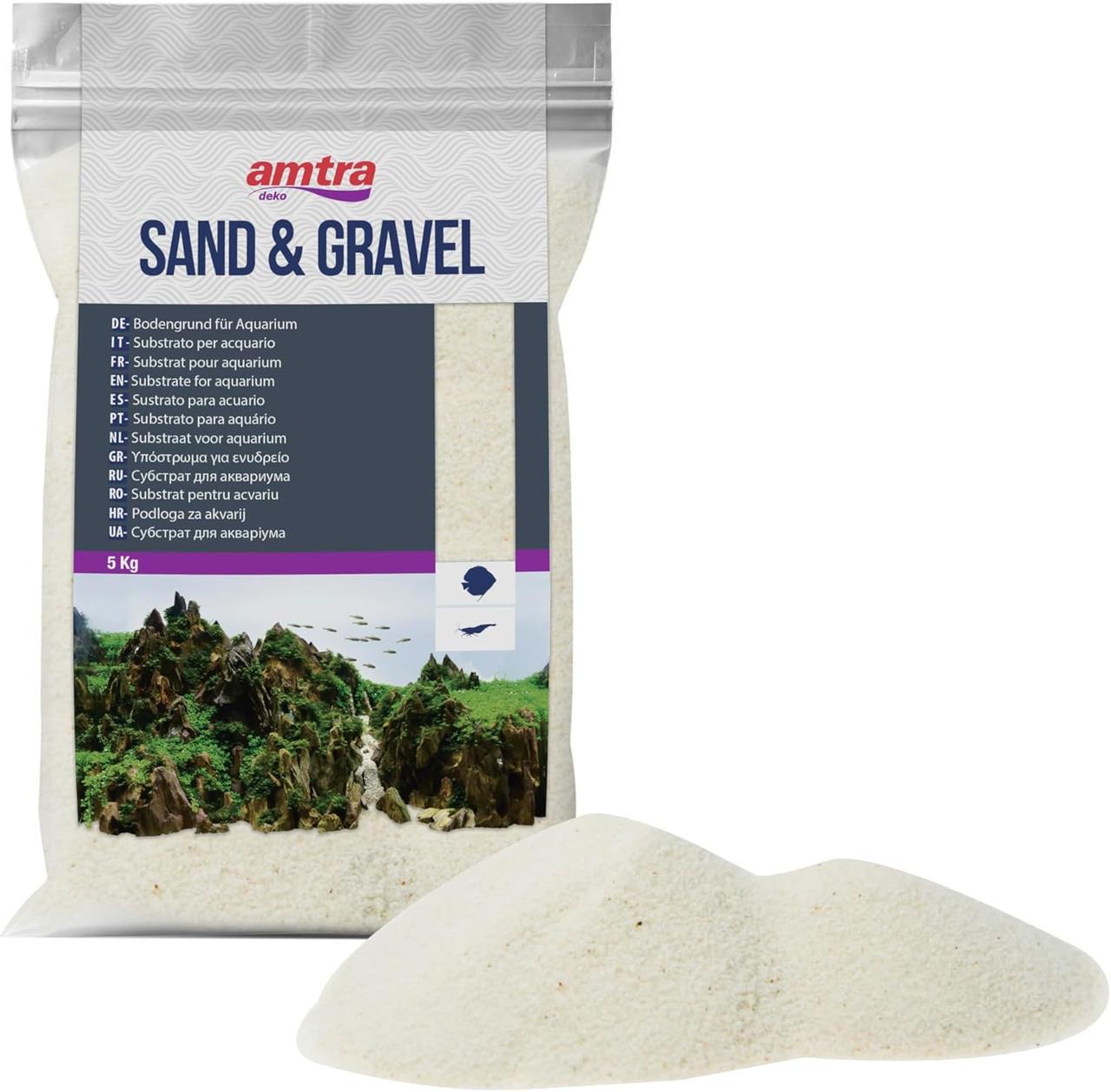 Ґрунт для акваріума Amtra Sand Extra-Fine 0,1-0,3 мм 5 кг White (1353856115)