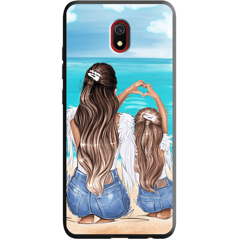 Чехол Boxface Xiaomi Redmi 8A Family Vacation Черный силикон (38341-up2380-38671)