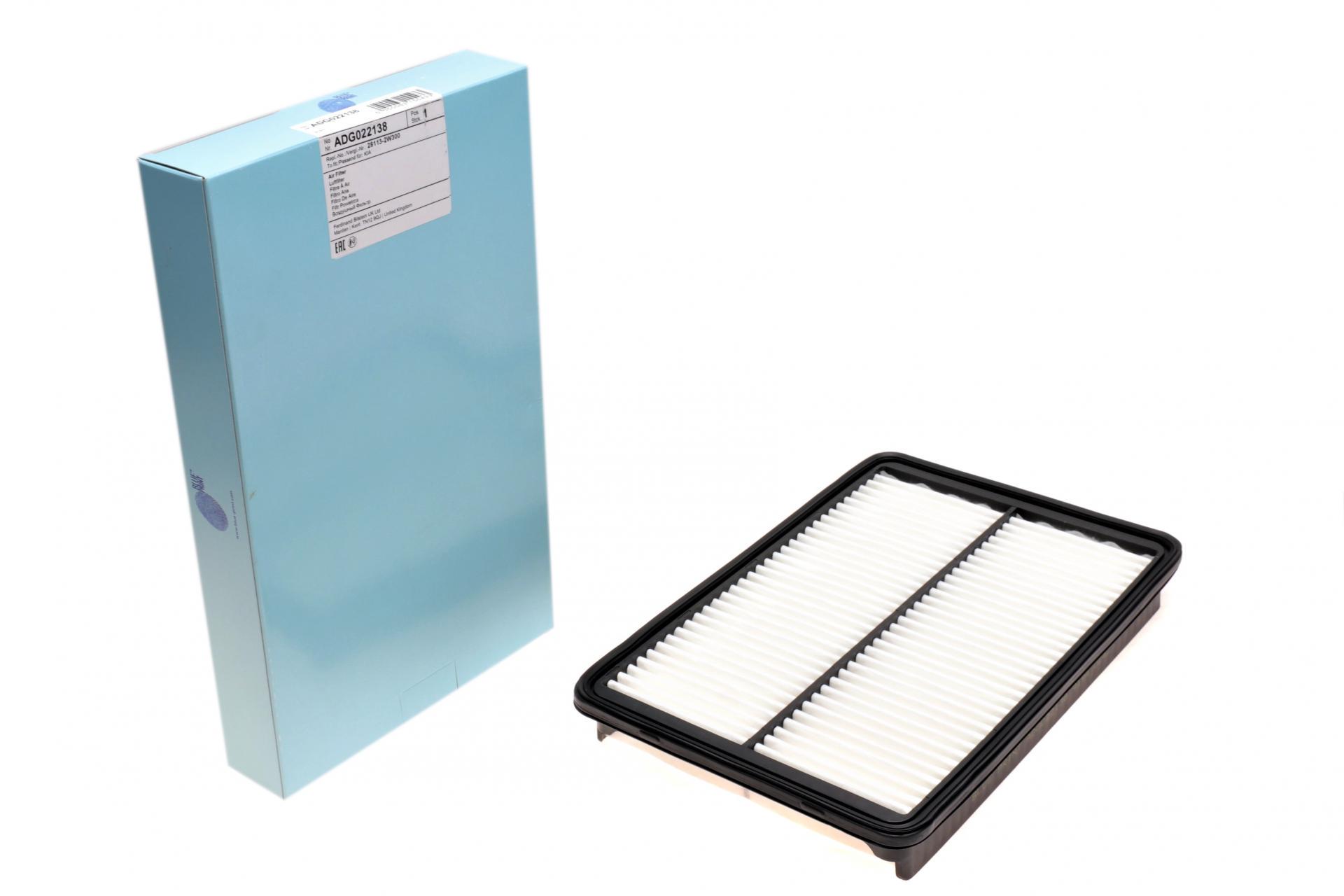 Фильтр воздушный BLUE PRINT для Hyundai Santa Fe/Kia Sorento 2,0/2,2CRDi 12- (ADG022138)