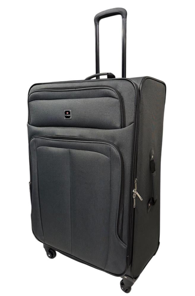 Чемодан большой TAG JB1001 полиэстер L Серый
