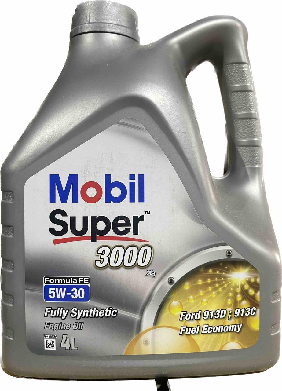 Моторное масло Mobil Super 3000 Formula FE 5W-30 4 л (151528)