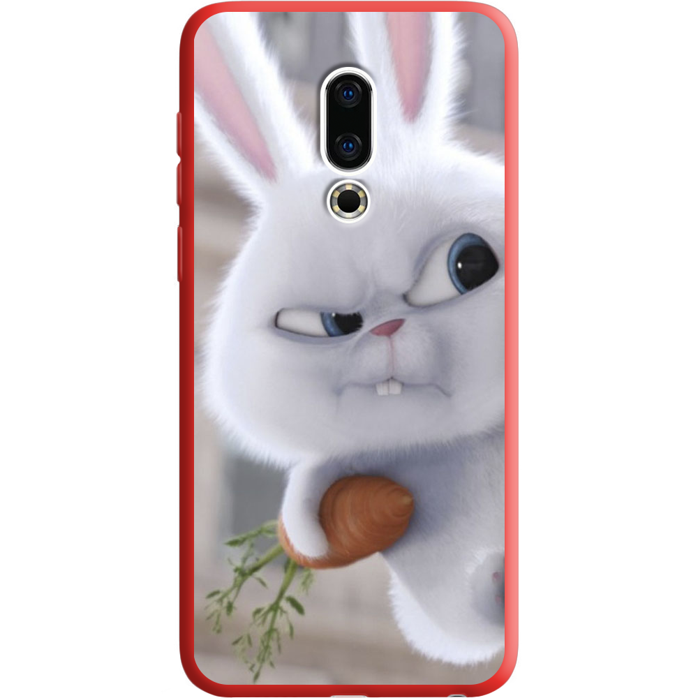 Чехол BoxFace Meizu 16 TH Rabbit Snowball Красный силикон (35817-up1116-36102)