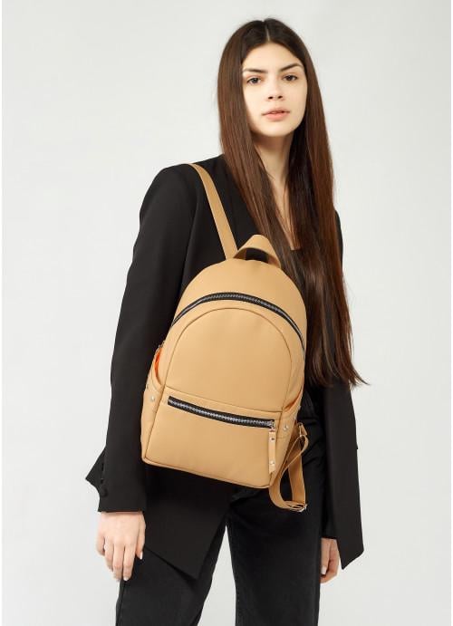 Міський рюкзак жіночий Sambag Бежевий (6860251235)