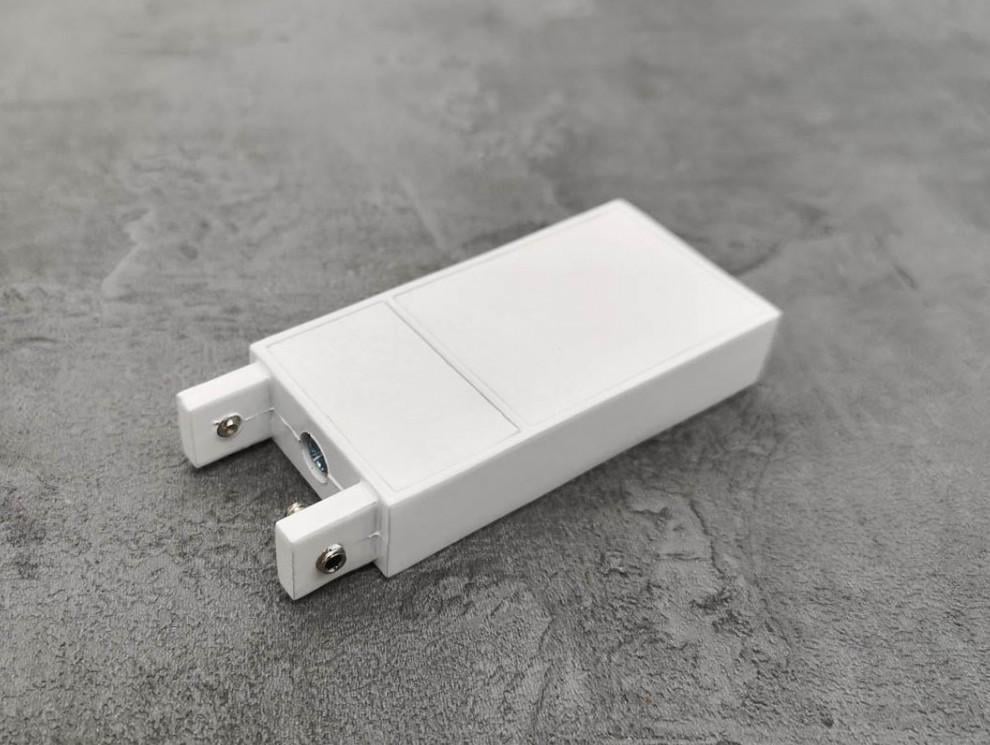 Накінечник MARCIN DECOR Скарлайн BOSS біла шкіра Білий глянець - фото 1 Накінечник MARCIN DECOR Скарлайн BOSS біла шкіра Білий глянець - фото 1