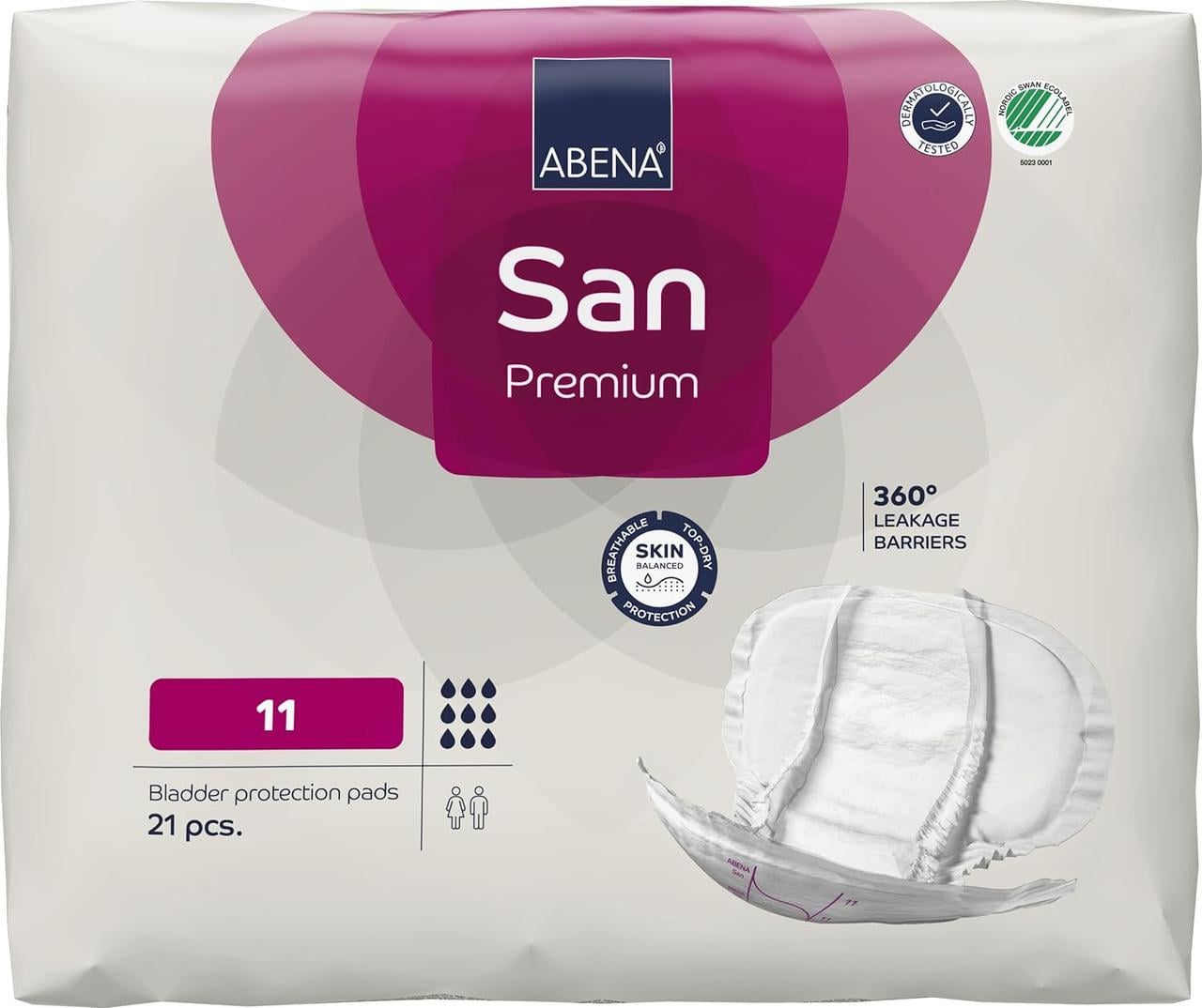 Прокладки Abena San Premium при нетриманні 21 шт.