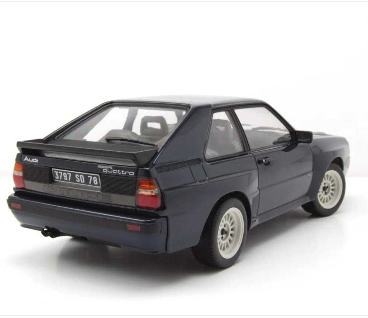 Модель автомобиля Norev 1:18 Audi Sport Quattro 1985 Dark Blue (188314) - фото 2 Модель автомобиля Norev 1:18 Audi Sport Quattro 1985 Dark Blue (188314) - фото 2