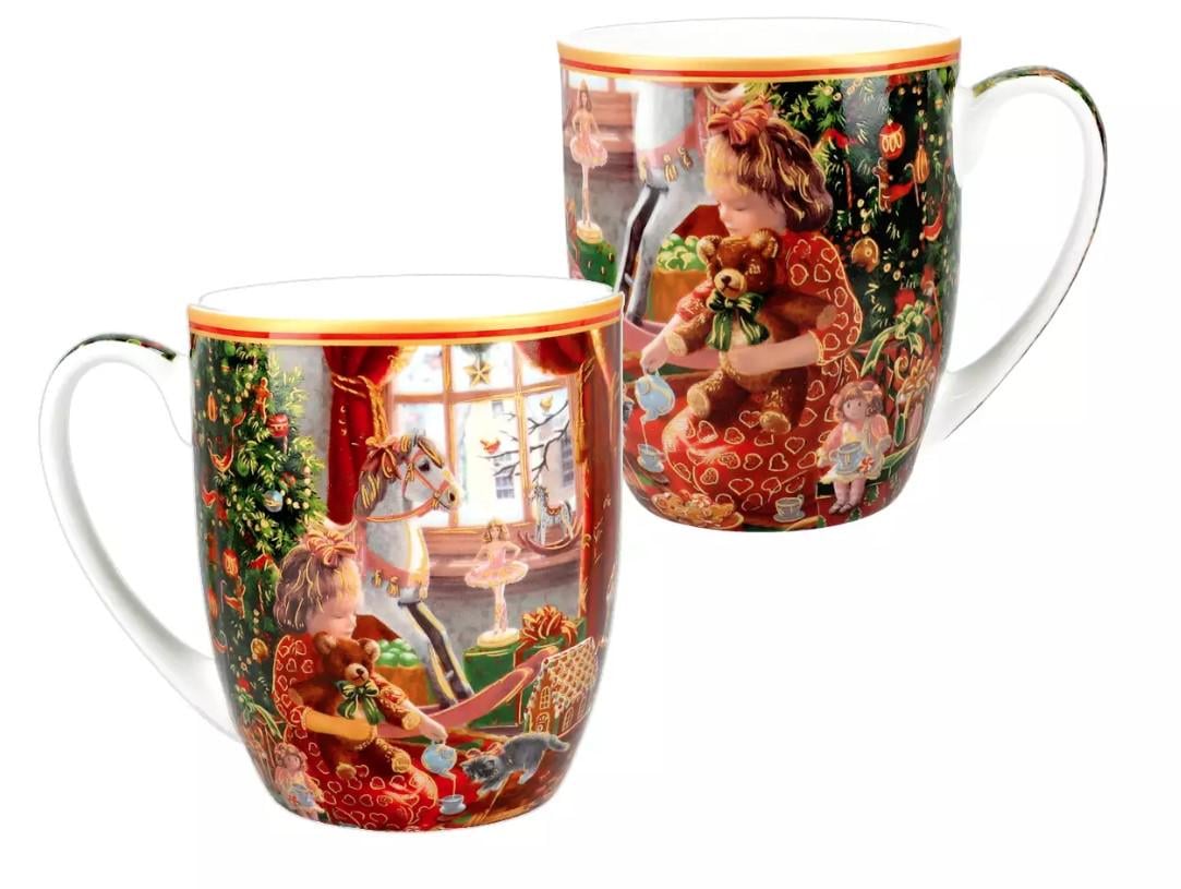 Подарочный набор из 2-х фарфоровых кружек Carmani Магия подарков 400 мл (219-9090)