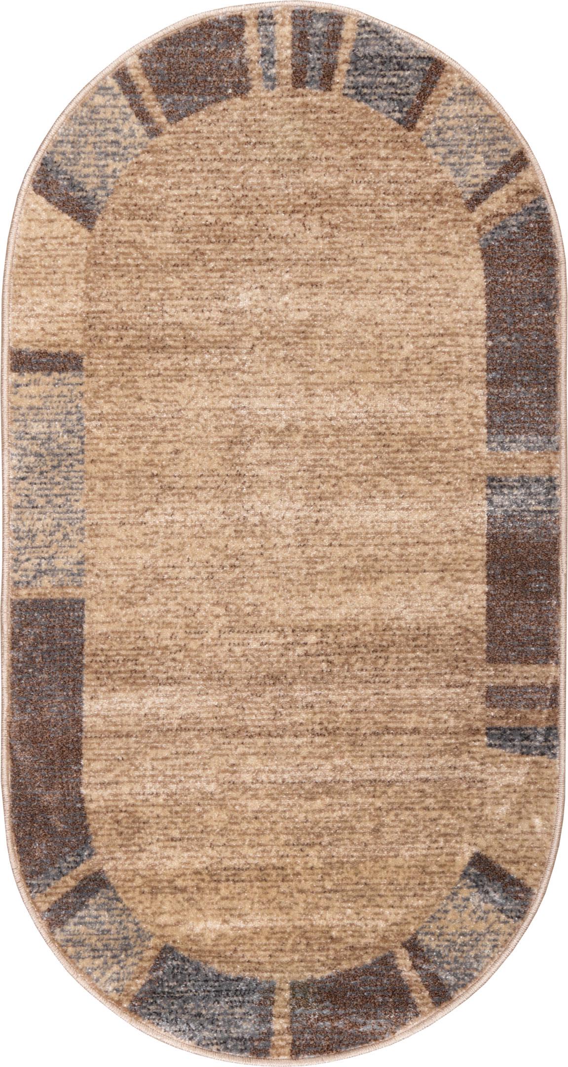 Ковер Karat Daffi 13025/110 0,8x1,5 м овальный Бежевый (00-00006504) Ковер Karat Daffi 13025/110 0,8x1,5 м овальный Бежевый (00-00006504)