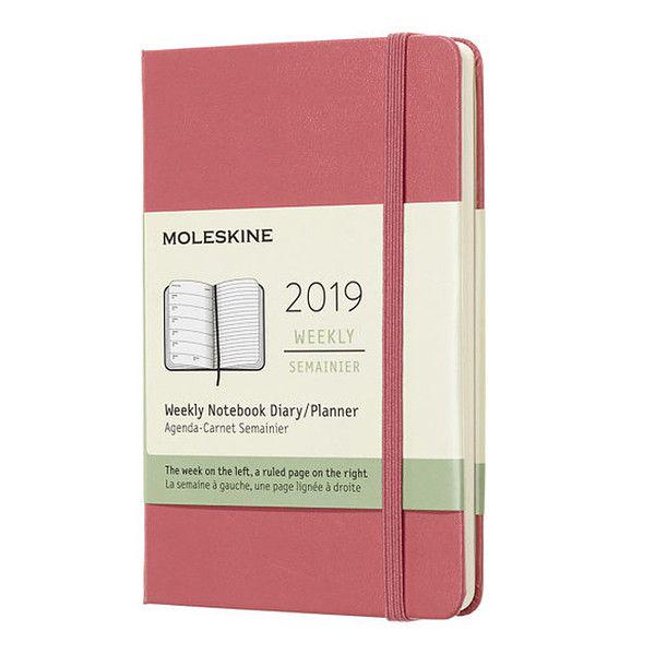 Еженедельник Moleskine 2019 маленький Розовый (DHD1112WN2Y19)