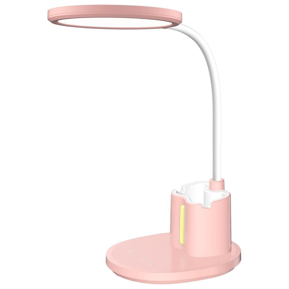 Настольный светильник Violux Junior 10W 600 Lm 30-65K Розовый (27813533)