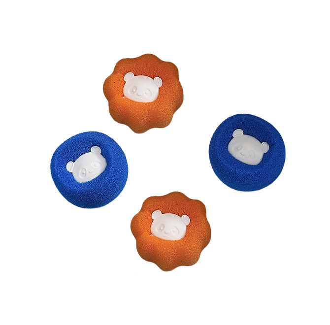 Кульки для прання від шерсті та волосся 4 шт. Помаранчевий/Синій (29703)