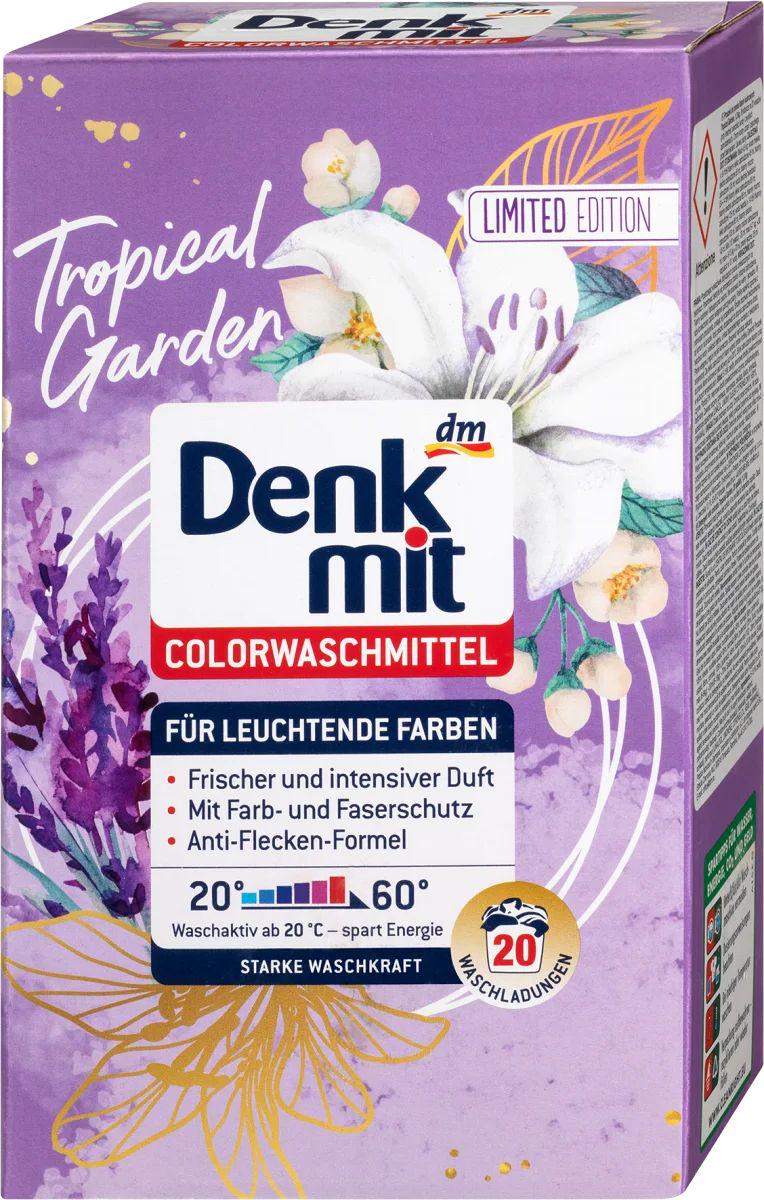 Стиральный порошок Denkmit Colorwaschmittel Tropical Garden 1,3 кг 20 циклов стирки (15621)
