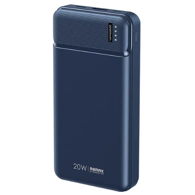 Повербанк Remax RPP-288 Pure Series 20000 mAh Блакитний (6954851241614)